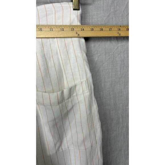 STUDIO NICHOLSON Bora Trousers Pleated Linen Blend Pant Belt Size 2 - Picture 8 of 12